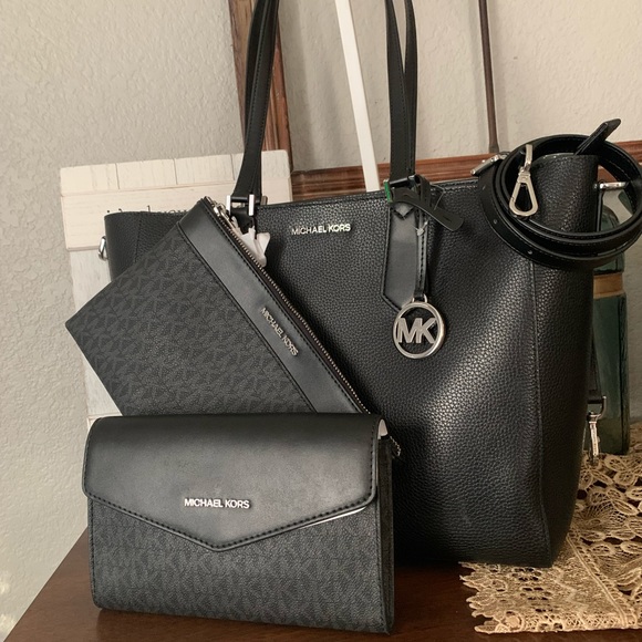 New 3in1 MK Kimberly large tote 🖤 - Picture 2 of 8